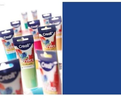 Acrylverf – Blauwe Verf – Acrylaatverf – Acrylic paint – Hobbyverf – Knutselen en Verven – Sneldrogend – Phtalo Blue (#32) – Blauw – Dekkend – Creall Studio – 120 ml