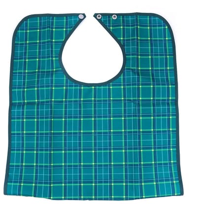 Herbruikbaar Eetschort voor Volwassenen - Waterdicht en Machinewasbaar - Extra Lange Bib voor Mannen en Vrouwen (Groen)