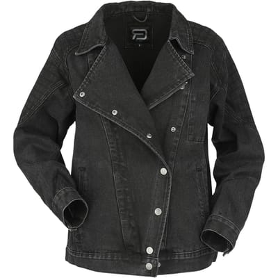 R.E.D. by EMP Spijkerjas - Biker Jeans Jacket - M tot L - voor Vrouwen - zwart