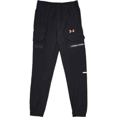 Under Armour Tech Broeken Kinder - Zwart - Maat 122 - 127 CM - Poly Woven
