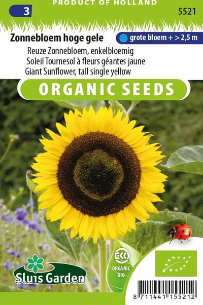 Sluis Garden - Zonnebloem Hoge Gele BIO