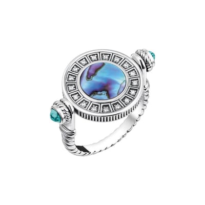 Thomas Sabo - TR2427-646-7-52 - Ring - Dames - Abalone Coin - Weite 52