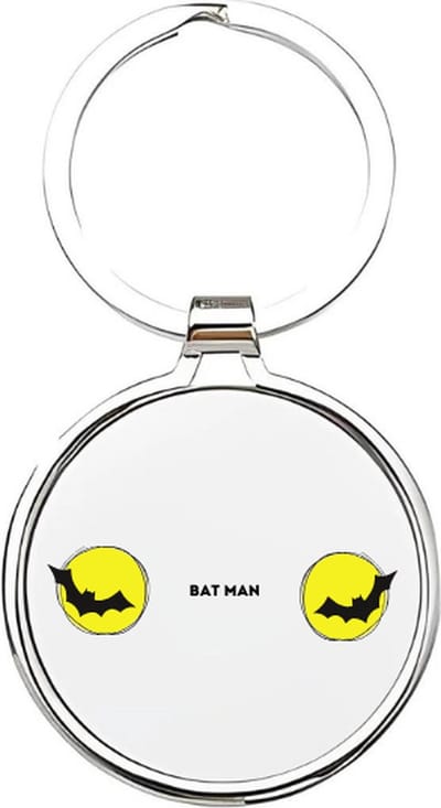 Akyol - batman Sleutelhanger - Superhelden - een echte superheld - superheld - america - superhelden films - bat - vs - verenigde staten - usa - new york - the joker - 4 x 7,5 CM