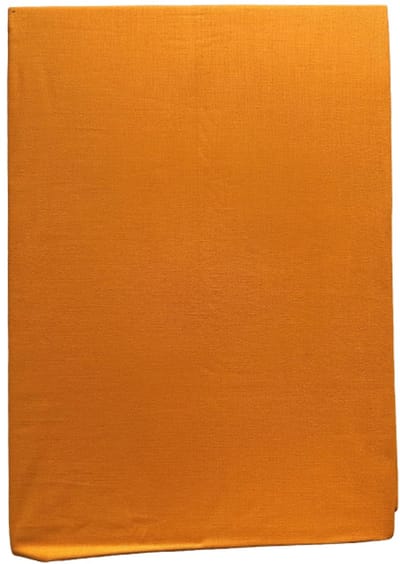 Katoenen Hoeslaken 100% Katoen - 140x200 cm - Tweepersoons - Oranje - Zacht & Ademend - Restant Actie!