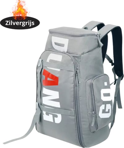 Livano Rugzak - Dames - Heren - Meisje - Jongens - Backpack - Schooltas - Laptoptas - Grijs