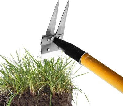 Gazon hark - Gras verwijderaar - Tuin onderhoud - Demontabele structuur - Meerdere tanden