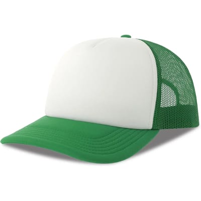 Atlantis Headwear Rapper-S Cap AT537 - White/Green - One size