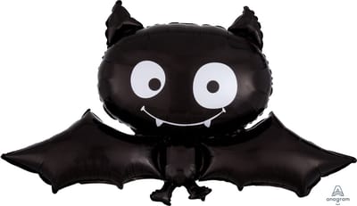 Amscan - Folieballon Vleermuis 104 x 61 cm - Halloween - Halloween Decoratie - Halloween Versiering - Halloween Ballonnen