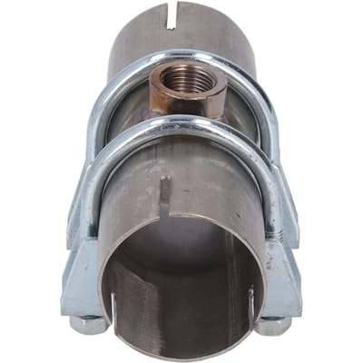 Collier de raccordement pour réparation de tuyau d'échappement à visser Raccord de manchon pour joint de tube d'échappement pour bossage lambda 2 pouces gray