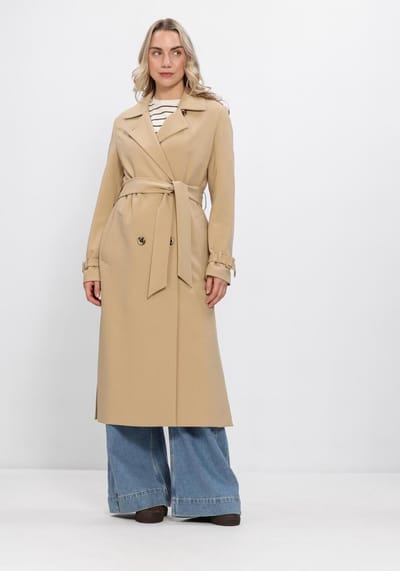 Beaumont Dia Trenchcoat Jassen Dames - Zomerjas - Beige - Maat 34