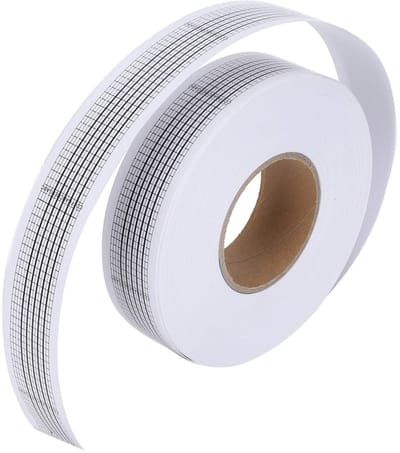 Solidchoice- Bladmuziek Blanco Strips - 50 Meter Papier - DIY Muziekdoos - Geperforeerde Tape - Geschikt voor Muzikanten - 100% Nieuw - Muziekrol