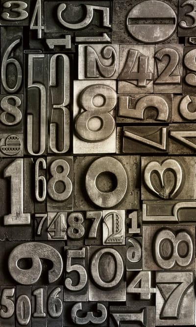 Fotobehang - Typeset 150x250cm - Vliesbehang