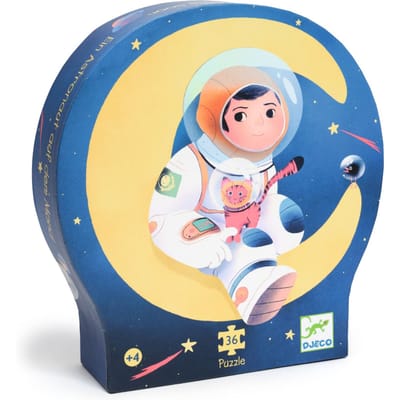 DJECO puzzel astronaut op de maan 4 jr / 36 stks