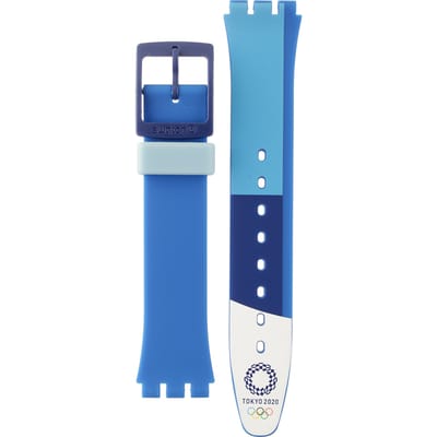 Swatch Plastic - Originals Medium (34mm) /Access/Solar/Musicall/Stop - G/SK/SL/SR/SS/SO28 AGZ708 GZ708 Tokyo Gorin 2020 Horlogeband