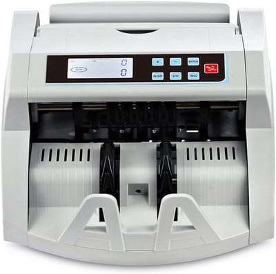 Geld Telmachine - Bankbiljet Teller - Snel Geld Tellen - Meerdere Valuta Ondersteund - 29x24x18 cm - Zwart