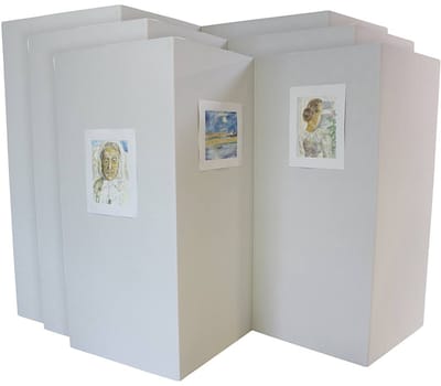 Presentatiewanden, H: 190 cm, B: 4x90 cm, dikte 4 mm, 3 stuk/ 1 doos