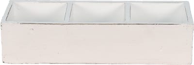 Clayre & Eef Houten Kistje 33x12x7 cm Wit Hout