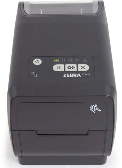 Zebra ZD411, 12 dots/mm (300 dpi), RTC, EPLII, ZPLII, USB, USB Host, BT (BLE), Ethernet