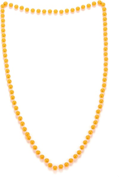PARTYPRO - Oranje kralenketting voor volwassenen