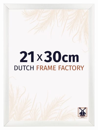 Fotolijst 21x30 cm - MDF - Wit Geveegd - Praag