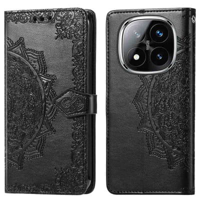 imoshion Hoesje - Geschikt voor Xiaomi Poco X7 - Mandala Bookcase - Zwart