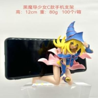 2 Stijlen Yu-Gi-Oh Figuur Zwarte Magiër Meisje Yugi Muto Joey Wheeler Actiefiguur Desktop Model Poppetje Leuk Cadeau Verzameling 14CM No box blue