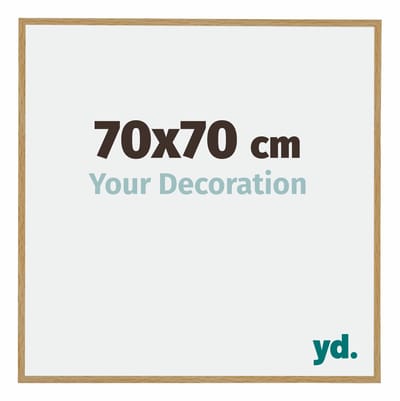 Your Decoration - Fotolijst 70x70 cm - Kunststof - Beuken Licht - Evry