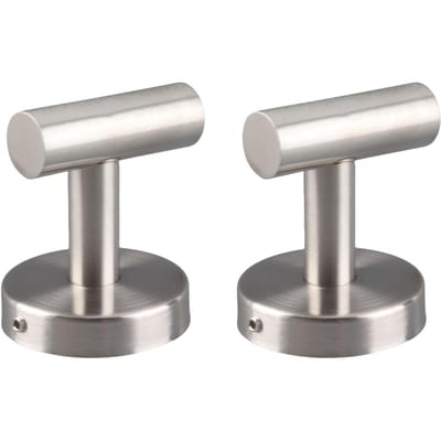 Handdoekhaken RVS Wandmontage Heavy Duty Badjas Haak Houder voor Jas Hoed Badkamer Keuken Zilver