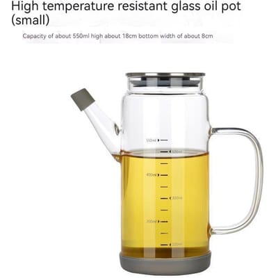 Specerijenfles Glas Oliepot Keukenbenodigdheden Barbecue Glas Specerijenfles Azijn Sojasaus Keuken Koken yellow