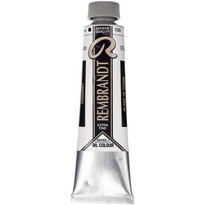 Rembrandt Olieverf Tube 40 ml Titaanwit 105