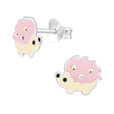 Aramat Jewels | Oorbellen | Zilveren Oorbellen Egel - Schattige Dieren Oorbellen | | | |9mm | Zilver | Kinderen | Verkleurd niet
