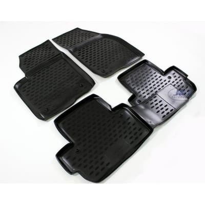 Tapis De Sol En Caoutchouc - J&amp;J AUTOMOTIVE - Volvo C30 2006-2013 - Antidérapant - Sur Mesure - TPE Non Toxique