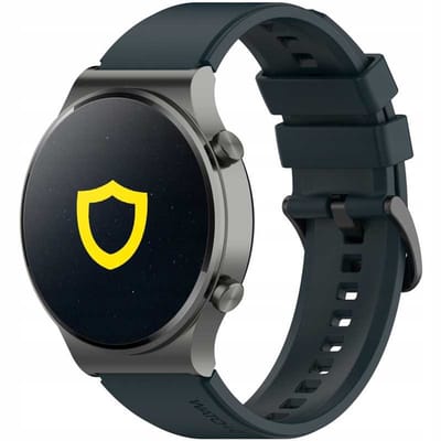 Spacecase Horlogeband 20Mm Sc Easy Band Donkergroen Voor Apple Watch