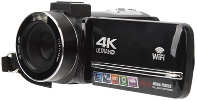 SPHProducts - 4K-videocamera - Digitale Zoom - Ideaal voor vloggers - 3,0-inch Touchscreen - WiFi-camcorder - 18x Zoom - Geschikt voor thuisgebruik - M...