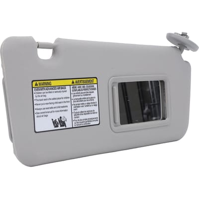 Rechter Zonneklep voor Passagier met Make-up Spiegel Zonwerend Elegant voor RAV4 2004 tot 2005 grijze kleur