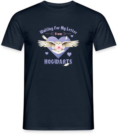 Harry Potter Waiting For My Letter From Hogwarts T-Shirt Heren