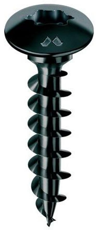 Dekschroeven - Bevestigingsschroeven - Klusprojecten - Torx aandrijving - 6x40 mm - Zwart