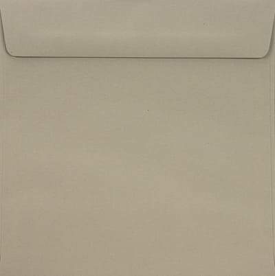 Gladde grijze enveloppen A5 - 155 x 155 mm - 25 stuks - HK zelfklevend met plakstrip - 90 gram - Burano - Netuno