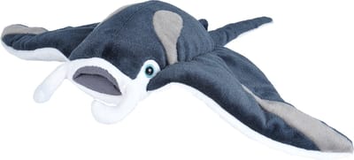 Wild Republic Pluche mantarog knuffel - 35 cm - Roggen Zeedieren knuffels - Speelgoed voor kinderen