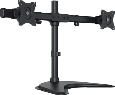 Multibrackets - Monitorstandaard - Deskstand Basic Dual - Tafel standaard - 2 schermen - zwart