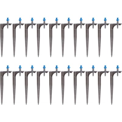 20 Pièces/Sac Goutteur d'Irrigation avec Piquet de Sol Émetteurs d'Irrigation Goutte à Goutte pour Arbres Fruitiers pour le Jardinage90