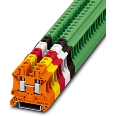 Phoenix Contact 3045169 Doorgangsserieklem 8.2 mm Schroeven Oranje 50 stuk(s)