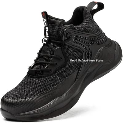 Chaussures de sécurité anti-perforation pour hommes, grande taille 50, chaussures de travail anti-écrasement, baskets à embout en acier, bottes de travail de protection pour hommes, indestructibles 45