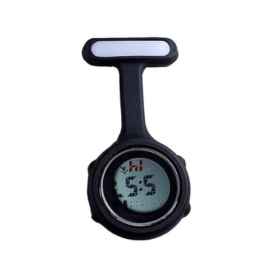 Dailygoody - Digitale verpleegster horloge fob - Multifunctioneel - Siliconen zak horloge - Infectiecontrole ontwerp - Geschikt voor verpleegkundigen