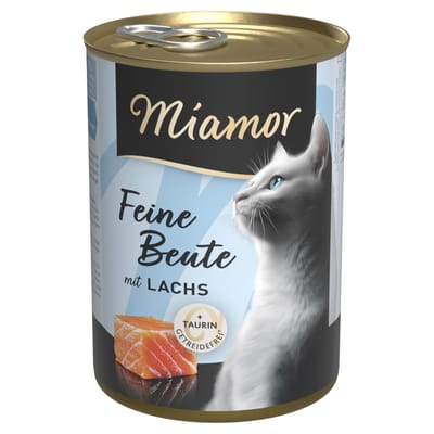 12x400g Miamor Feine Beute zalm natvoer voor katten