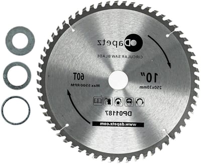 Cirkelzaagbladen Set - Metaal Hout - Precisie Zagen - Gehard Staal - 250mm 40 & 60 Tanden - Zilver