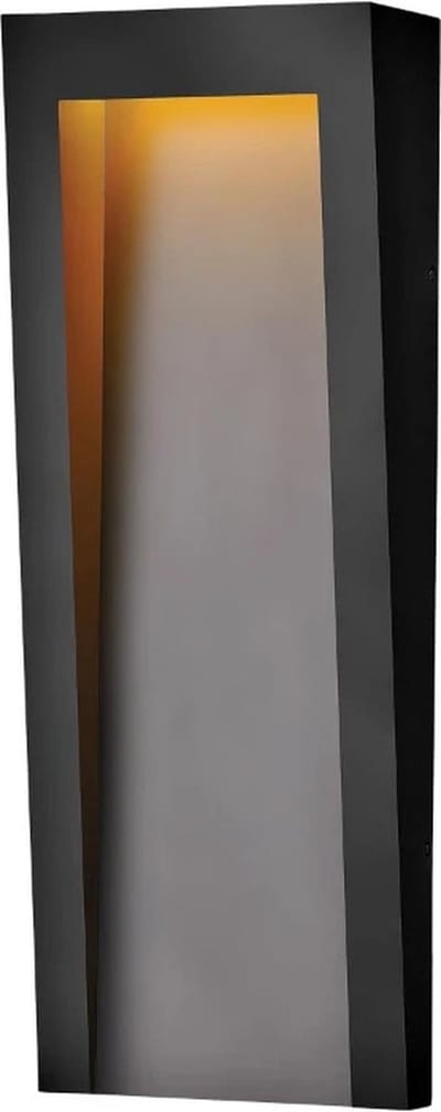 Hinkley LED Wand Buitenlamp Taper | 10.5W 3000K 860Lm 830 | IP44 | Dimbaar | Textured Black