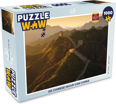 Puzzel De Chinese Muur van China - Legpuzzel - Puzzel 1000 stukjes volwassenen