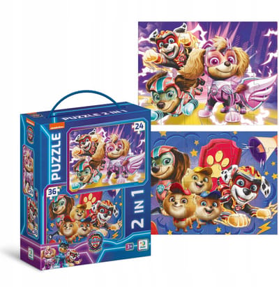 Paw Patrol 2-in-1 puzzel: Veiligheid eerst!