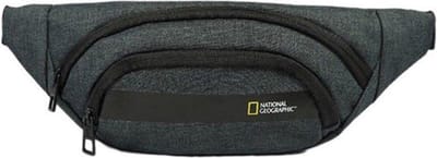 National Geographic Heuptasje / Crossbodytas / Festivaltasje - Stream - Antraciet - Antraciet